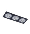 Mooty outdoor floor lamp Metal alloy Black