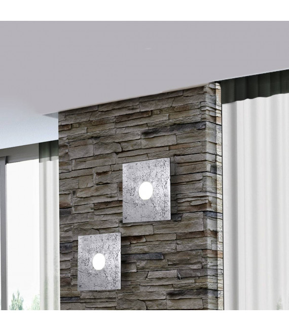 Plafonnier SQUARE blanc 1 ampoule