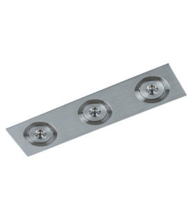 Downlight empotrable Fiamma Aleación metálica Acabado satinado