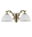 Applique murale Feneza Verre,acier,aluminium Antique Bronze