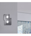 Plafonnier SQUARE blanc 2 ampoules