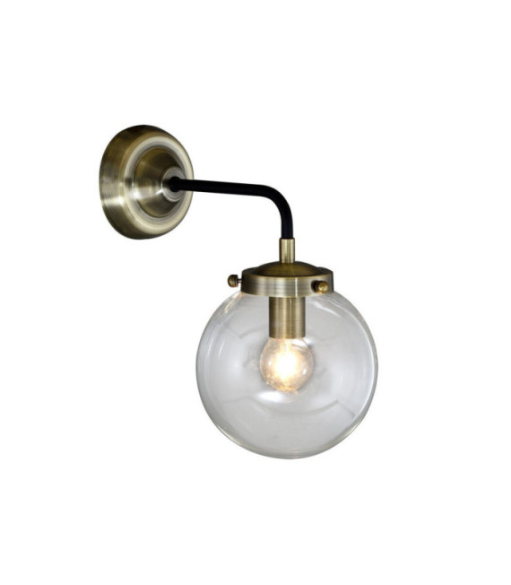 Applique murale Industrial Acier Antique Bronze