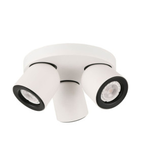 Foco múltiple Nuora Blanco, Negro