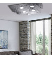 Plafonnier SQUARE blanc 4 ampoules