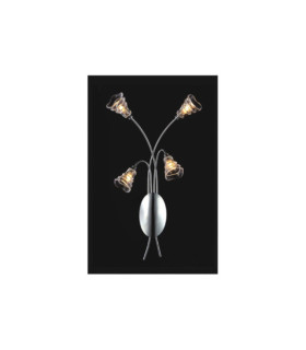Branch wall light Glass, metal alloy Chrome