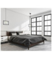 Grosetta Pendant Glass, Black Steel
