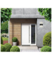 Ortelo sandblasted black exterior wall light