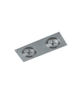 Downlight empotrable Fiamma Aleación metálica Acabado satinado