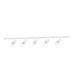 Barra faretto Marvi Plastica, acciaio, alluminio Bianco Opaco