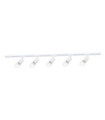 Marvi spotlight bar Plastic, steel, aluminum Matt White