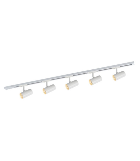 Marvi spotlight bar Plastic, steel, aluminum Matt White