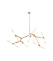 Starck pendant light Glass, steel, aluminum Nickel
