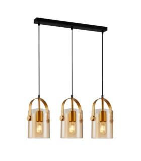 Nanesma Colgante Cristal, Acero Dorado