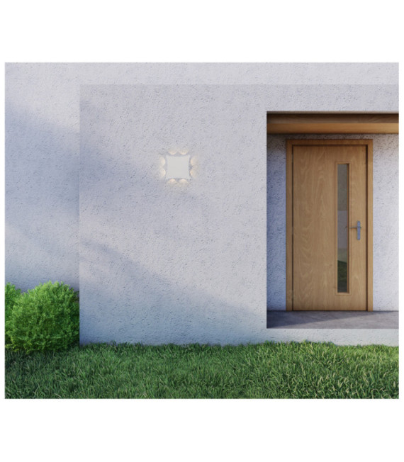 Pensa wall light Sandblasted black