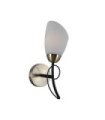 Wall light Stylized Steel Black