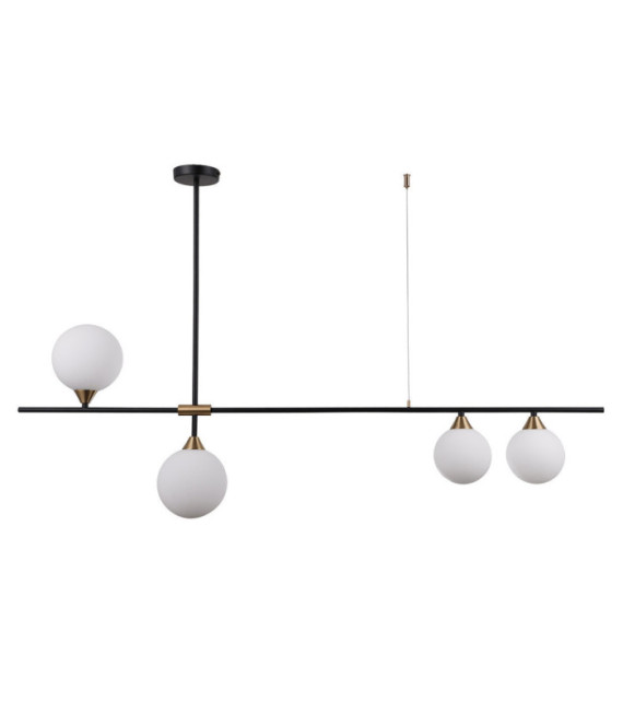Suspension Belmonte Acier,Aluminium Noir,Laiton