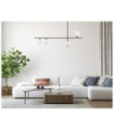 Suspension Belmonte Acier,Aluminium Noir,Laiton