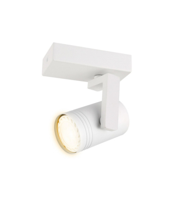 Foco Spiela Acero, Aluminio Blanco