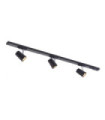 Barre de spots Astley Aluminium Noir Mat