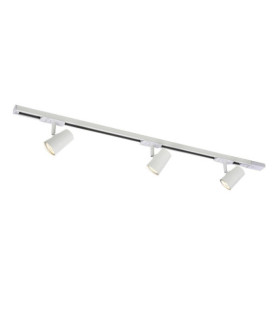 Barra faretto Astley in Alluminio Bianco Opaco
