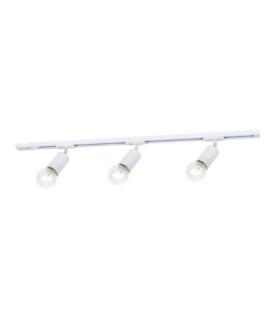 Marvi spotlight bar Plastic, steel, aluminum Matt White