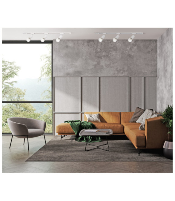 Marvi Strahlerleiste Kunststoff, Stahl, Aluminium Mattweiß