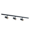 Marvi spotlight bar Plastic, steel, aluminum Matt Black