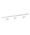 Marvi spotlight bar Plastic, steel, aluminum Matt White