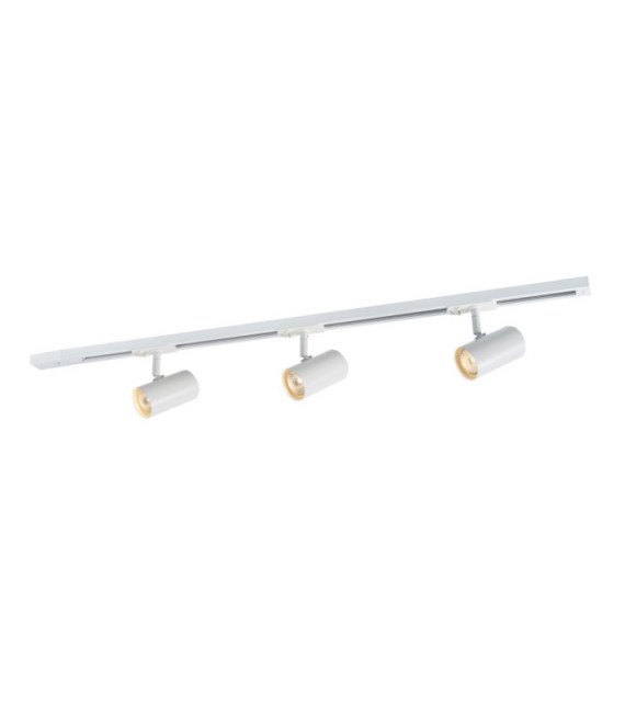 Barra de foco Marvi Plástico, acero, aluminio Blanco Mate