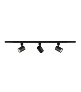 Lumsi sandblasted black spotlight bar