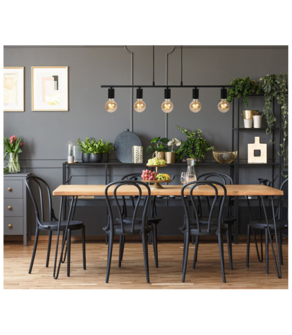 Odivela Suspension Black Steel