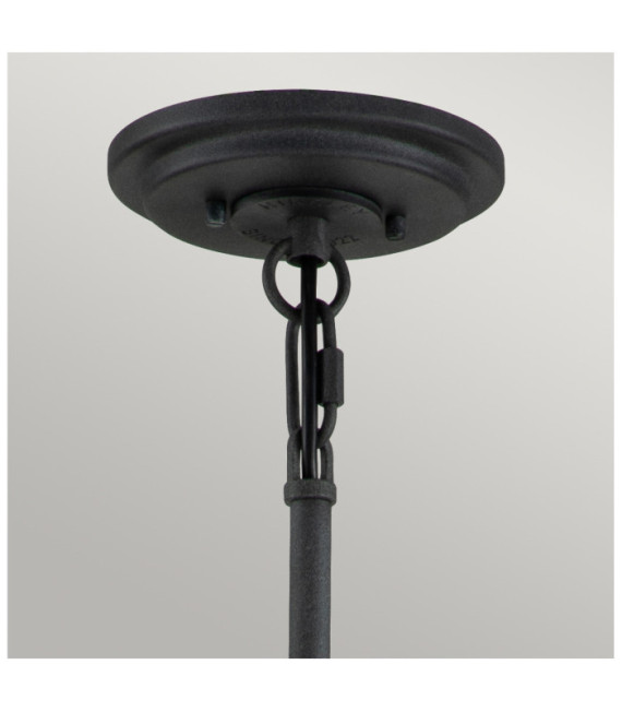 Hinkley pendant light Aged zinc steel and heritage brass