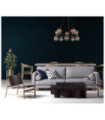 Galvez Pendant Glass, Steel Antique bronze, matt black