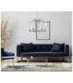 Suspension Aspen Verre,Acier Chrome