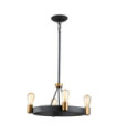 Hinkley pendant light Aged zinc steel and heritage brass