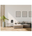 Maversa portable floor lamp Glass, metal alloy Black, graphite mirror