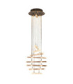 Suspension Spyro Alliage métallique,verre Chrome