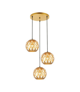 Suspension Hilo Acier Or