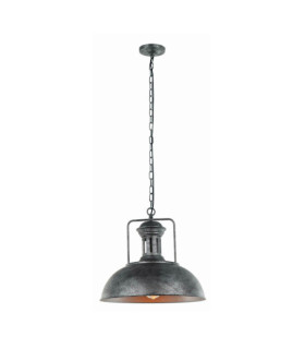 Suspension Nadia Alliage métallique Noir, Gris