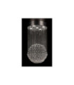 Lucid pendant light Metal alloy, Chrome glass