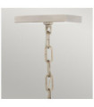 Hinkley pendant light Steel, Black crystal with polished nickel
