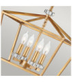 Hinkley pendant light Steel, crystal Aged brass