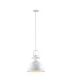 Suspension Laredo Alliage métallique Blanc, Jaune
