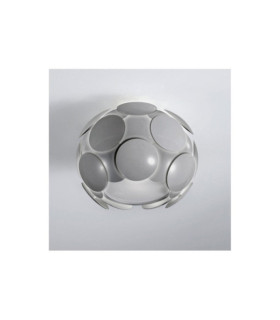 Plafonnier Santina Plastique Gris