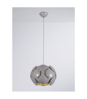 Santina Pendant Light Gray Plastic