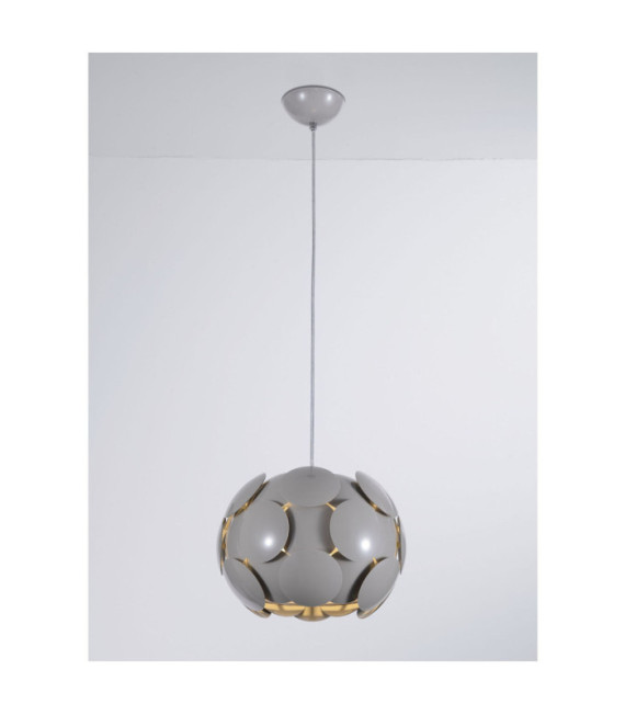 Santina Pendant Light Gray Plastic