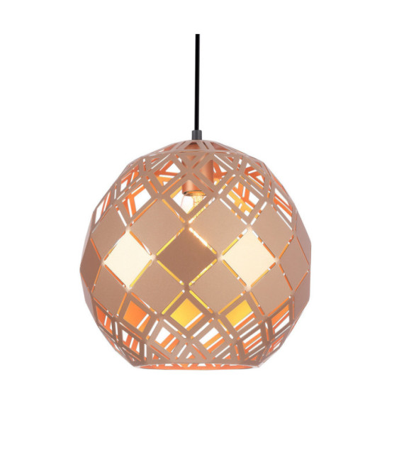 Paulela Pendant Glass, Steel Gold