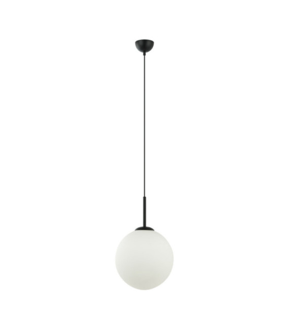 Suspension Deore Verre,Acier Blanc, Noir