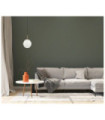Deore Pendant Glass, White Steel, Antique Bronze