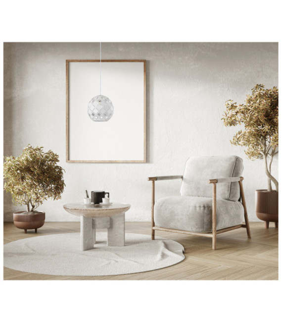 Paulela Suspension White Steel